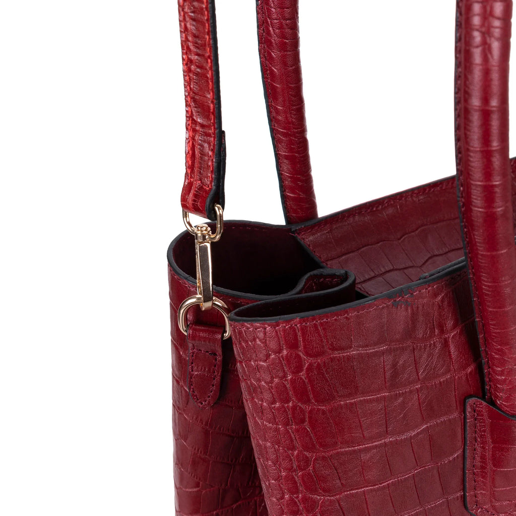 Carrera Novelya Women’s Leather Bag – Full-Grain Calf Leather Top Handle Bag for Elevated Everyday Carry | Minimal & Handcrafted - URBANPICK FASHION
