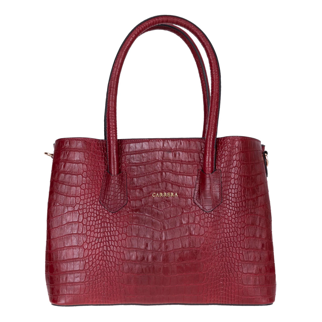 Carrera Novelya Women’s Leather Bag – Full-Grain Calf Leather Top Handle Bag for Elevated Everyday Carry | Minimal & Handcrafted - URBANPICK FASHION