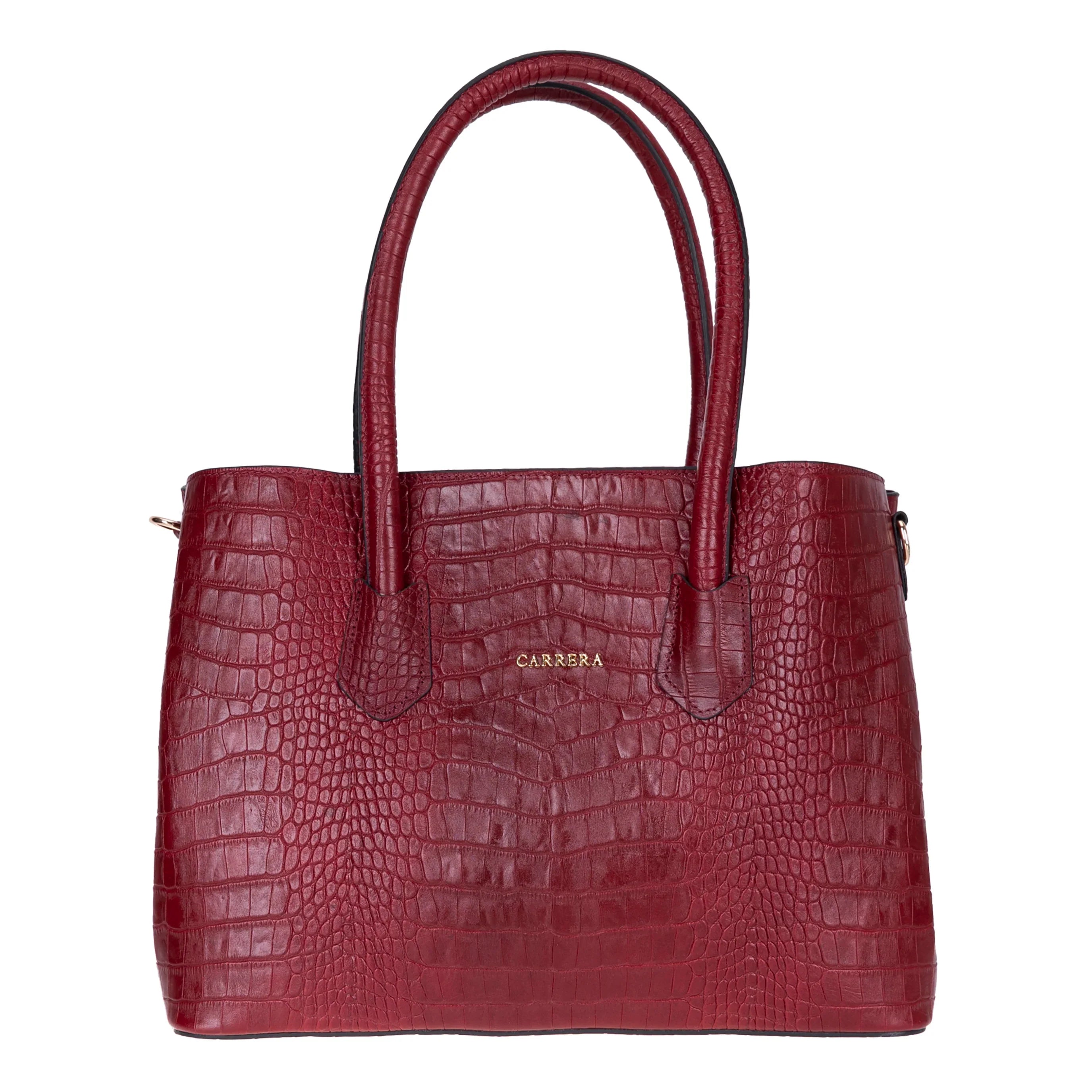 Carrera Novelya Women’s Leather Bag – Full-Grain Calf Leather Top Handle Bag for Elevated Everyday Carry | Minimal & Handcrafted - URBANPICK FASHION