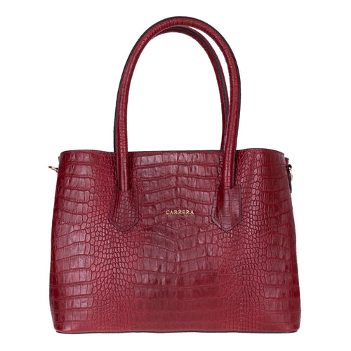 Carrera Novelya Women’s Leather Bag – Full-Grain Calf Leather Top Handle Bag for Elevated Everyday Carry | Minimal & Handcrafted - URBANPICK FASHION