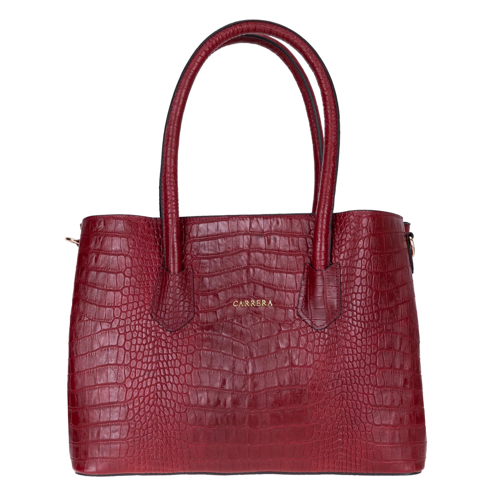 Carrera Novelya Women’s Leather Bag – Full-Grain Calf Leather Top Handle Bag for Elevated Everyday Carry | Minimal & Handcrafted - URBANPICK FASHION