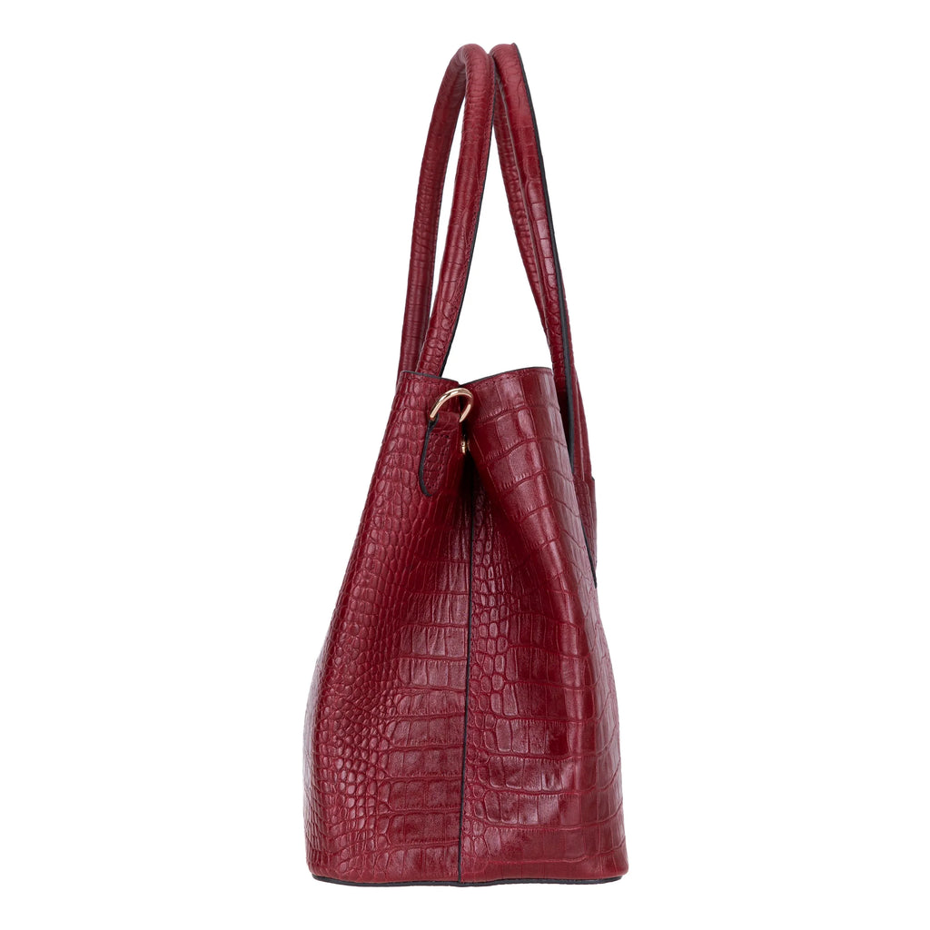 Carrera Novelya Women’s Leather Bag – Full-Grain Calf Leather Top Handle Bag for Elevated Everyday Carry | Minimal & Handcrafted - URBANPICK FASHION