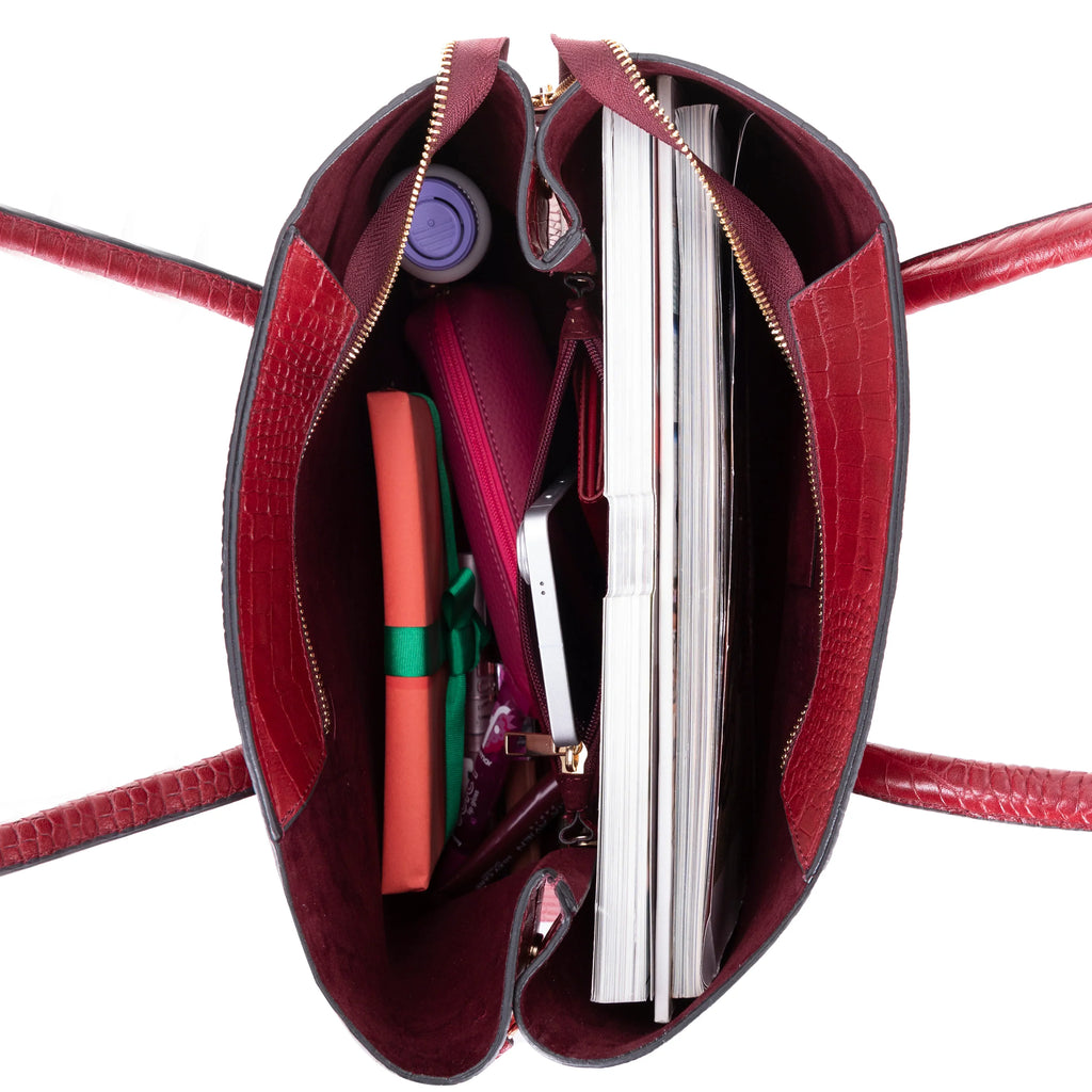 Carrera Novelya Women’s Leather Bag – Full-Grain Calf Leather Top Handle Bag for Elevated Everyday Carry | Minimal & Handcrafted - URBANPICK FASHION