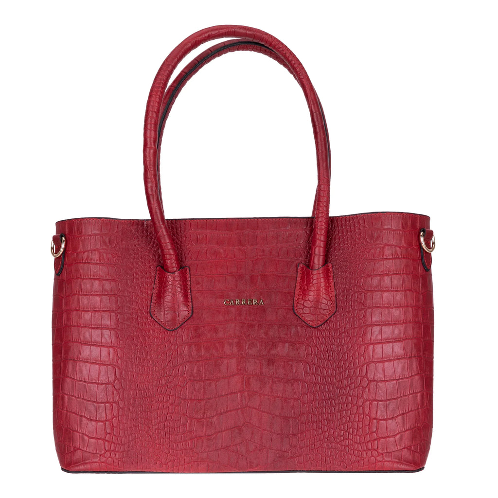 Carrera Novelya Women’s Leather Bag – Full-Grain Calf Leather Top Handle Bag for Elevated Everyday Carry | Minimal & Handcrafted - URBANPICK FASHION