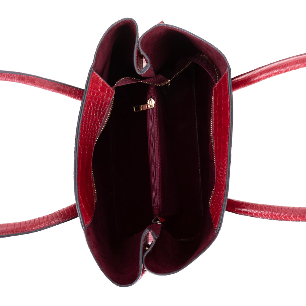 Carrera Novelya Women’s Leather Bag – Full-Grain Calf Leather Top Handle Bag for Elevated Everyday Carry | Minimal & Handcrafted - URBANPICK FASHION