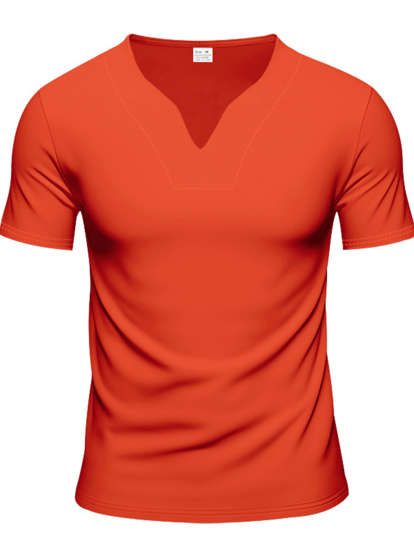 Men's Full Size V-Neck Short Sleeve T-Shirt and Shorts Set Plus Size - URBANPICK FASHION