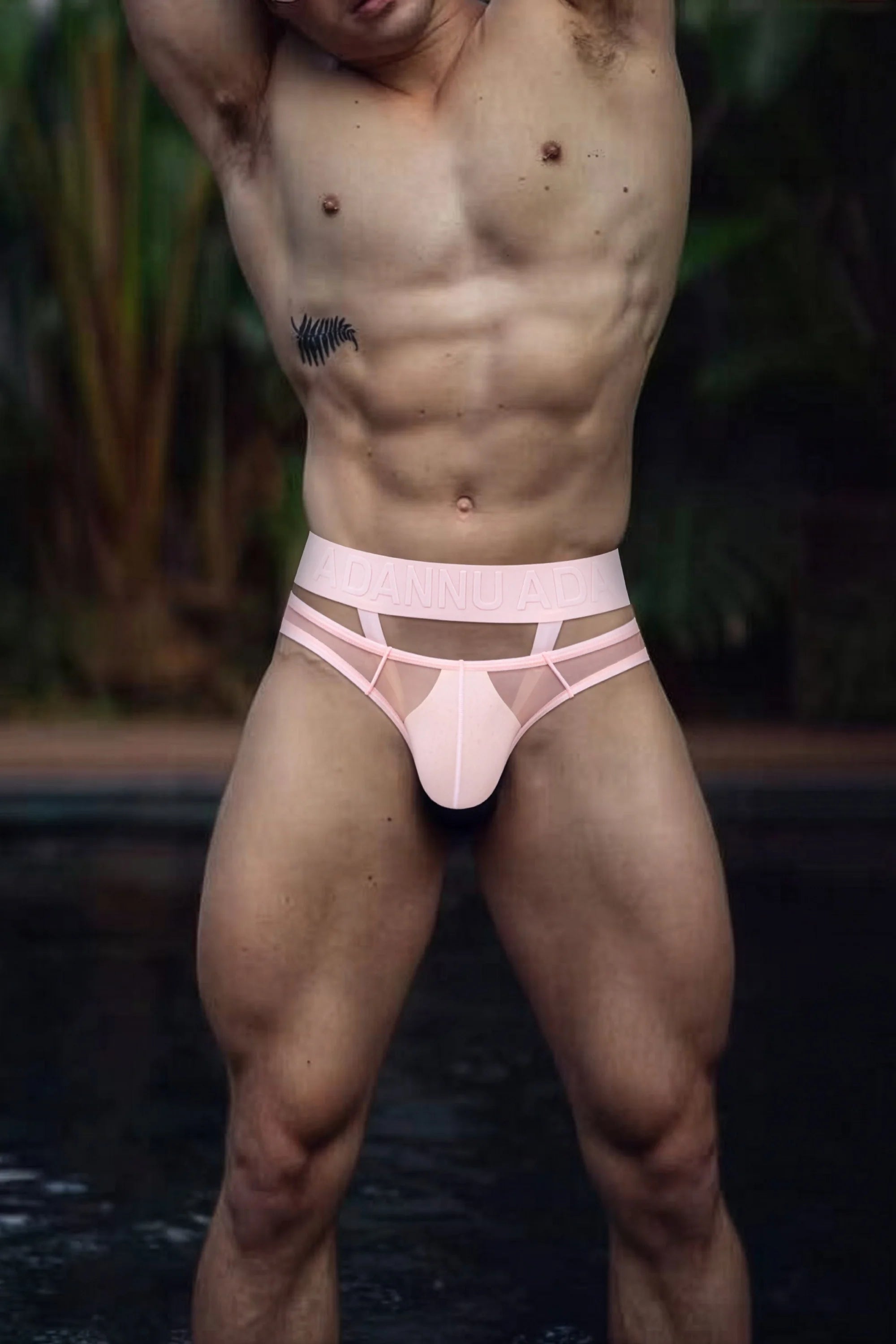 Men’s Sexy Sheer Thong with Ring & Strap Design - URBANPICK FASHION