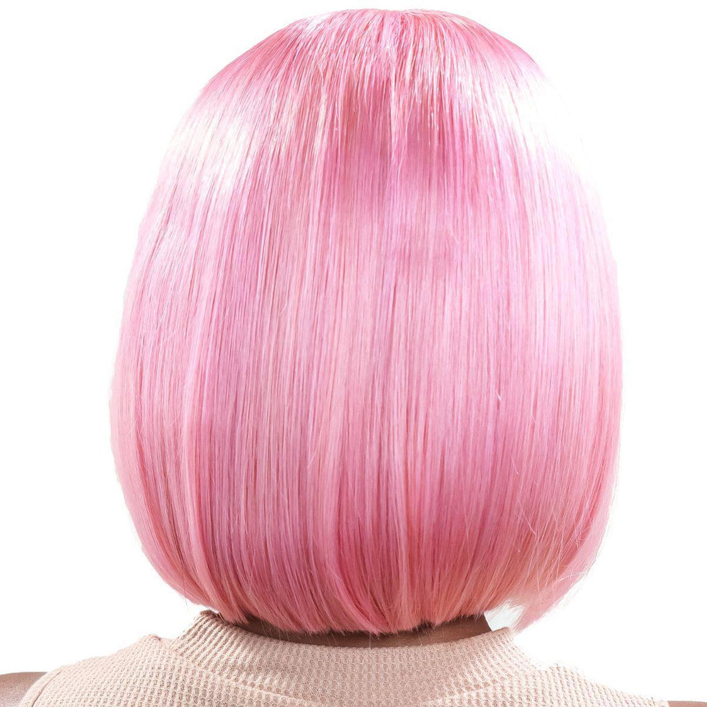 Cotton Candy 13x4 Transparent Lace Front 100% Human Hair Bob Wig - URBANPICK FASHION