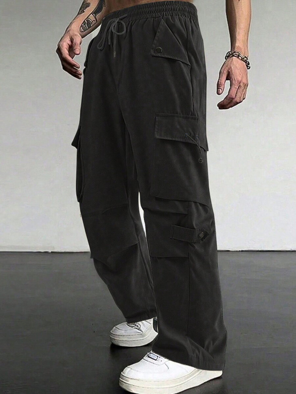 Men's Loose Fit Cargo Pants - URBANPICK FASHION