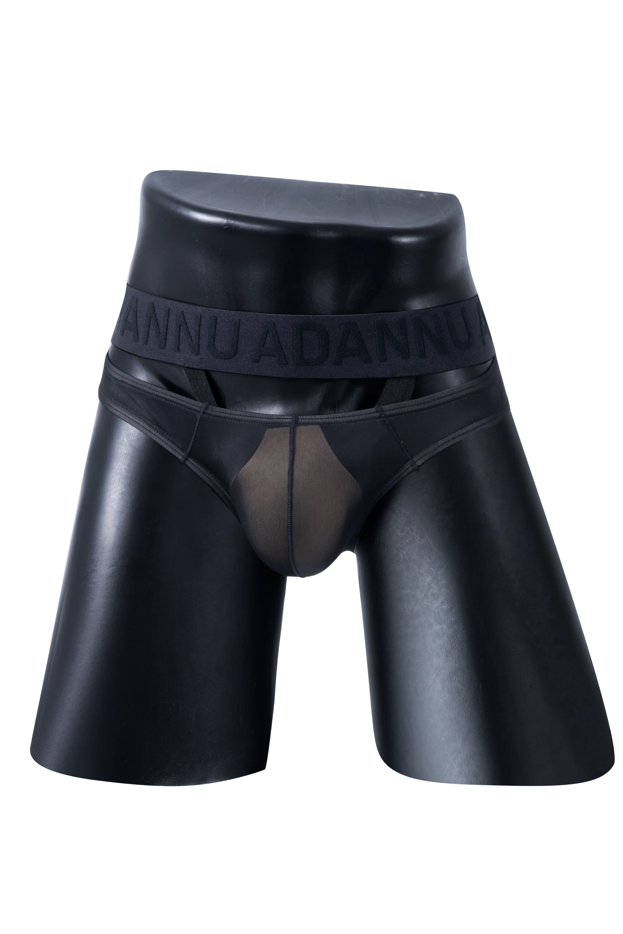Men’s Sexy Sheer Thong with Ring & Strap Design - URBANPICK FASHION