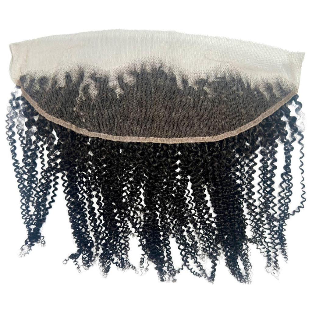 Afro Kinky 13x4 HD Lace Human Hair Frontal - URBANPICK FASHION