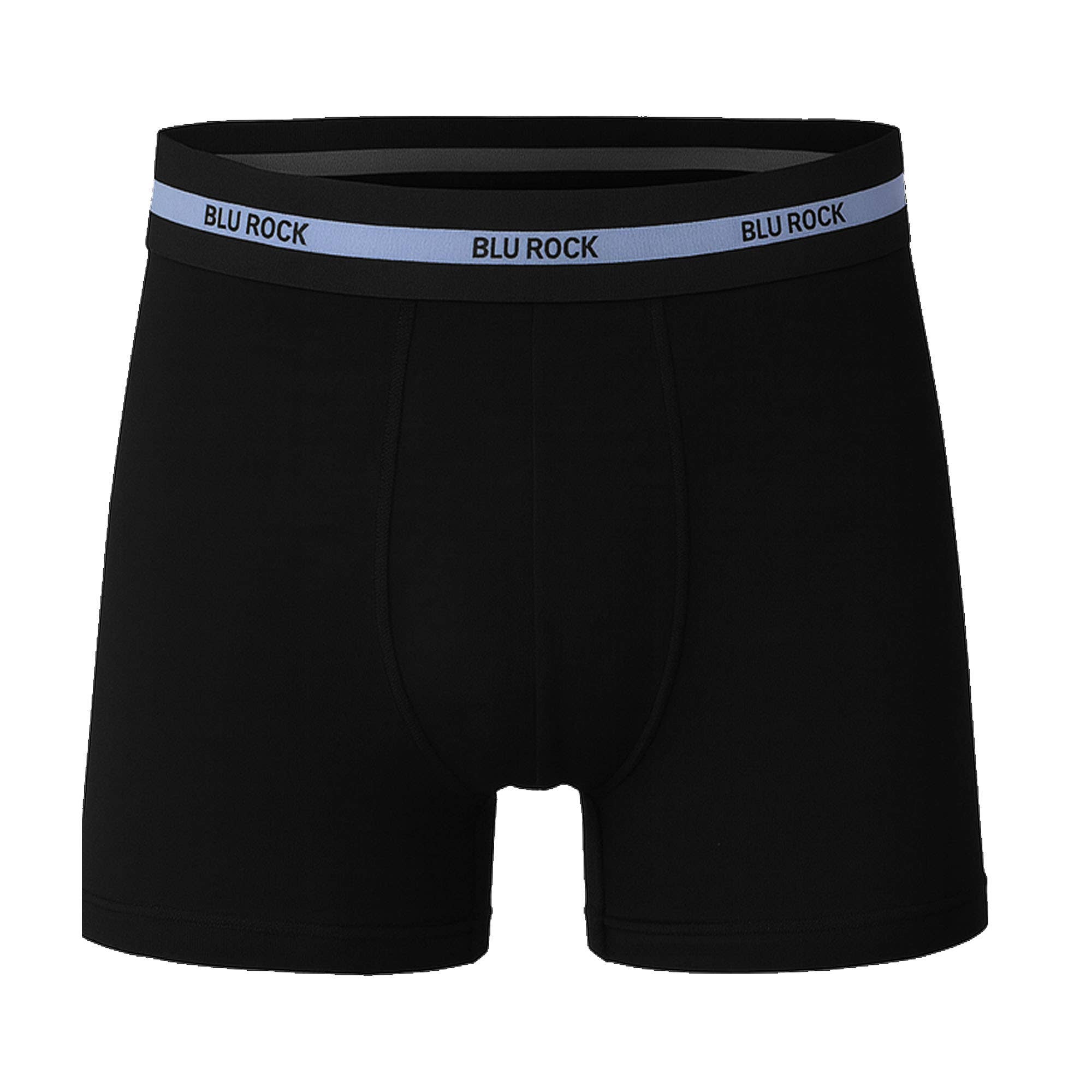 Men's 8-Pack Cotton Stretch Boxer Briefs (S-2XL): Charcoal/Navy/Black/Aqua/Red/Heather Grey / M