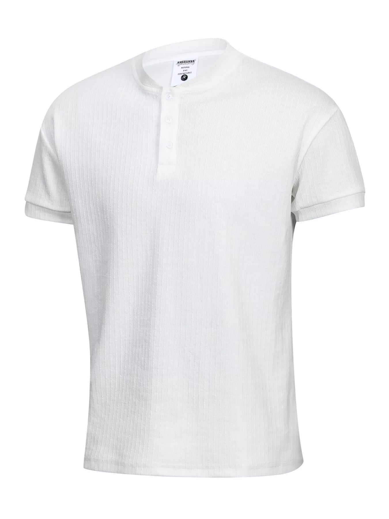 Men's Textured Short Sleeve T-Shirt - URBANPICK FASHION