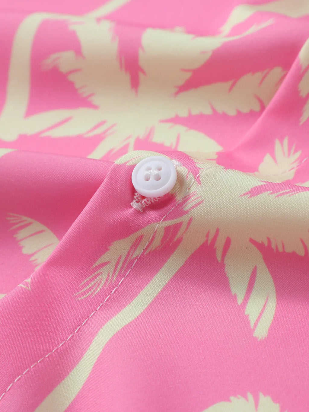 Men's Palm Tree Print Top and Shorts Summer Set - URBANPICK FASHION