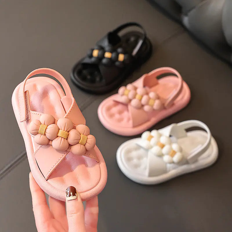 Girls' Summer Sandals - Soft Non-Slip Beach Shoes - URBANPICK FASHION