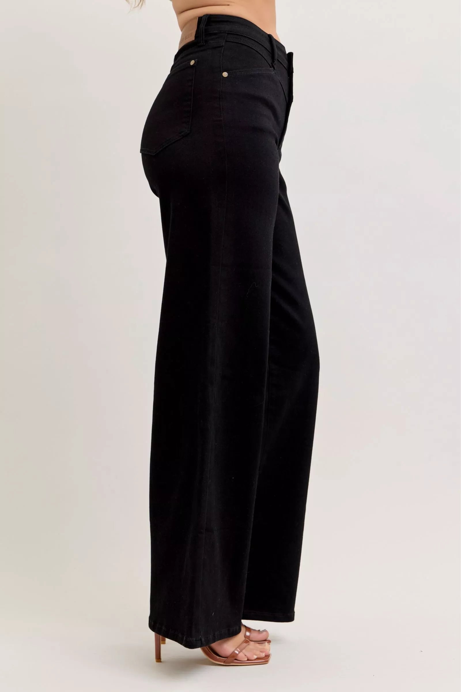 Judy Blue High-Waisted Wide Leg Jeans - URBANPICK FASHION