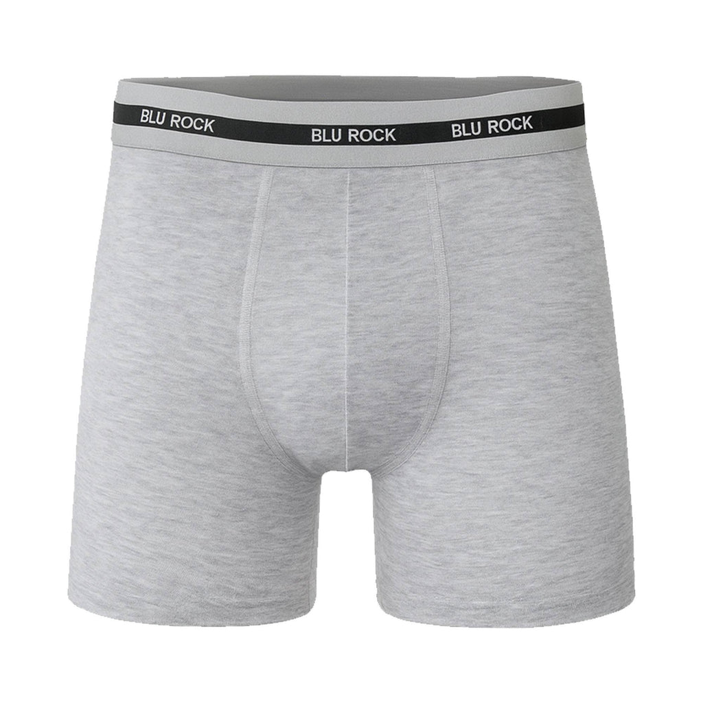 Men's 8-Pack Cotton Stretch Boxer Briefs (S-2XL): Charcoal/Navy/Black/Aqua/Red/Heather Grey / S
