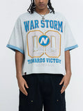 Men's War Storm Graphic Round Neck T-Shirt - URBANPICK FASHION