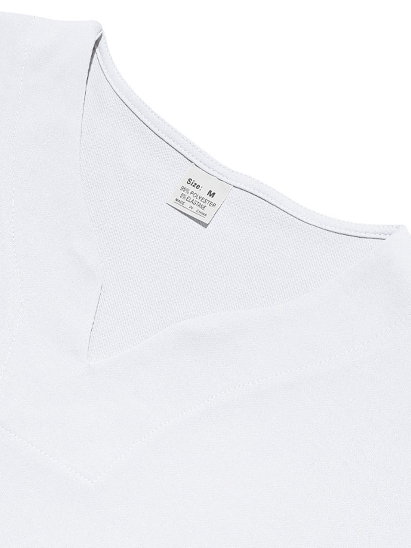 Men's Full Size Casual V-Neck Short Sleeve T-Shirt Plus Size - URBANPICK FASHION