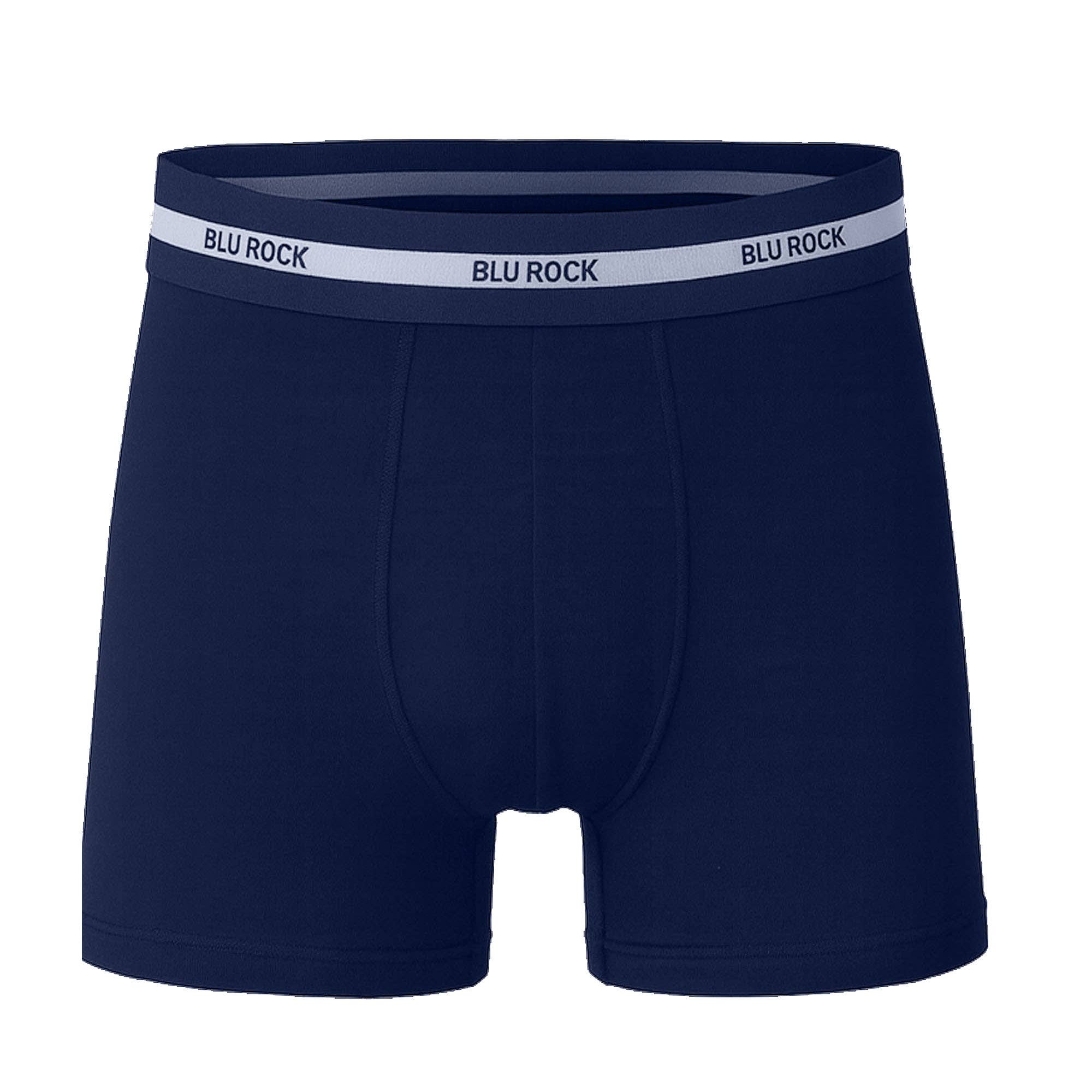 Men's 8-Pack Cotton Stretch Boxer Briefs (S-2XL): Charcoal/Navy/Black/Aqua/Red/Heather Grey / 2XL