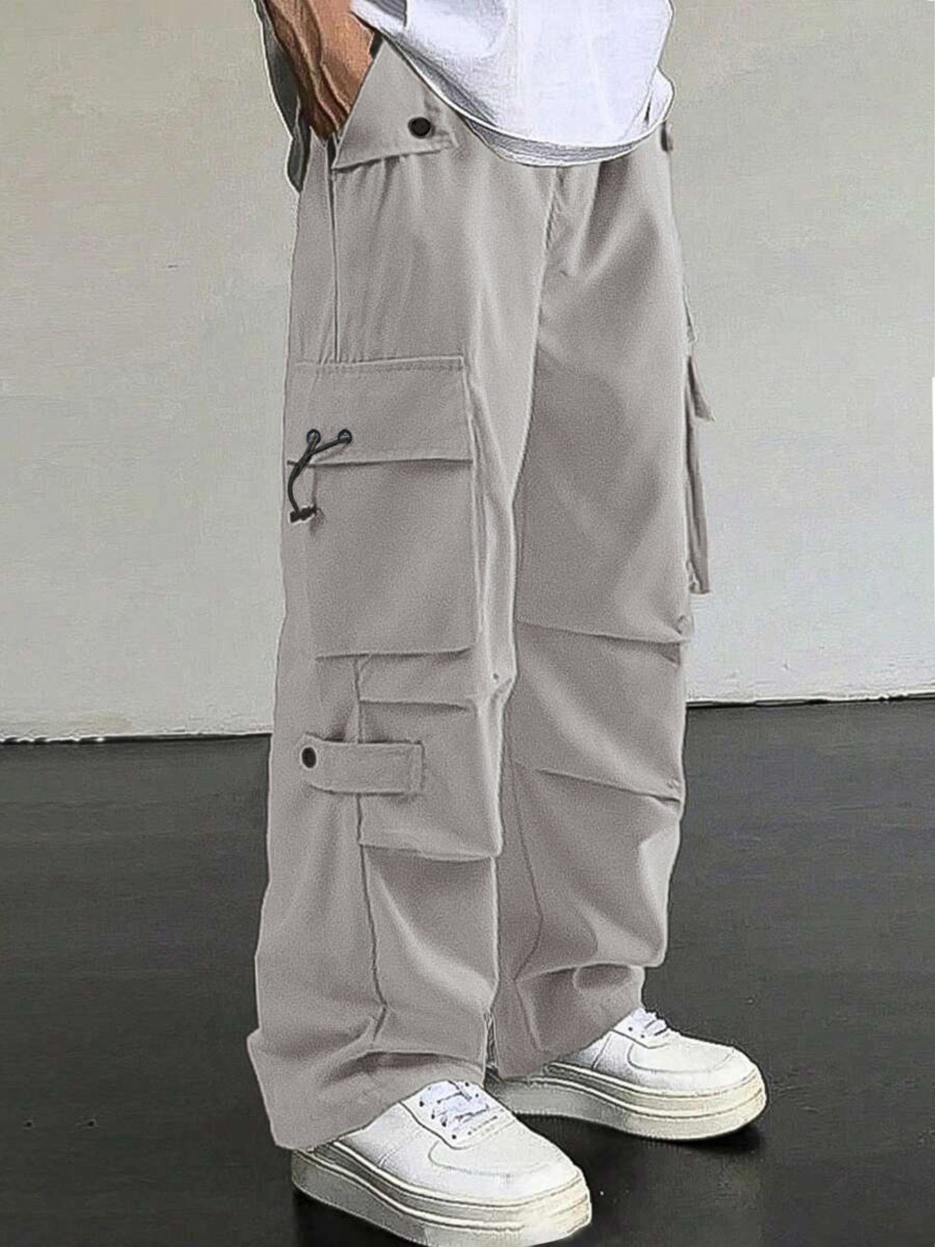 Men's Loose Fit Cargo Pants - URBANPICK FASHION