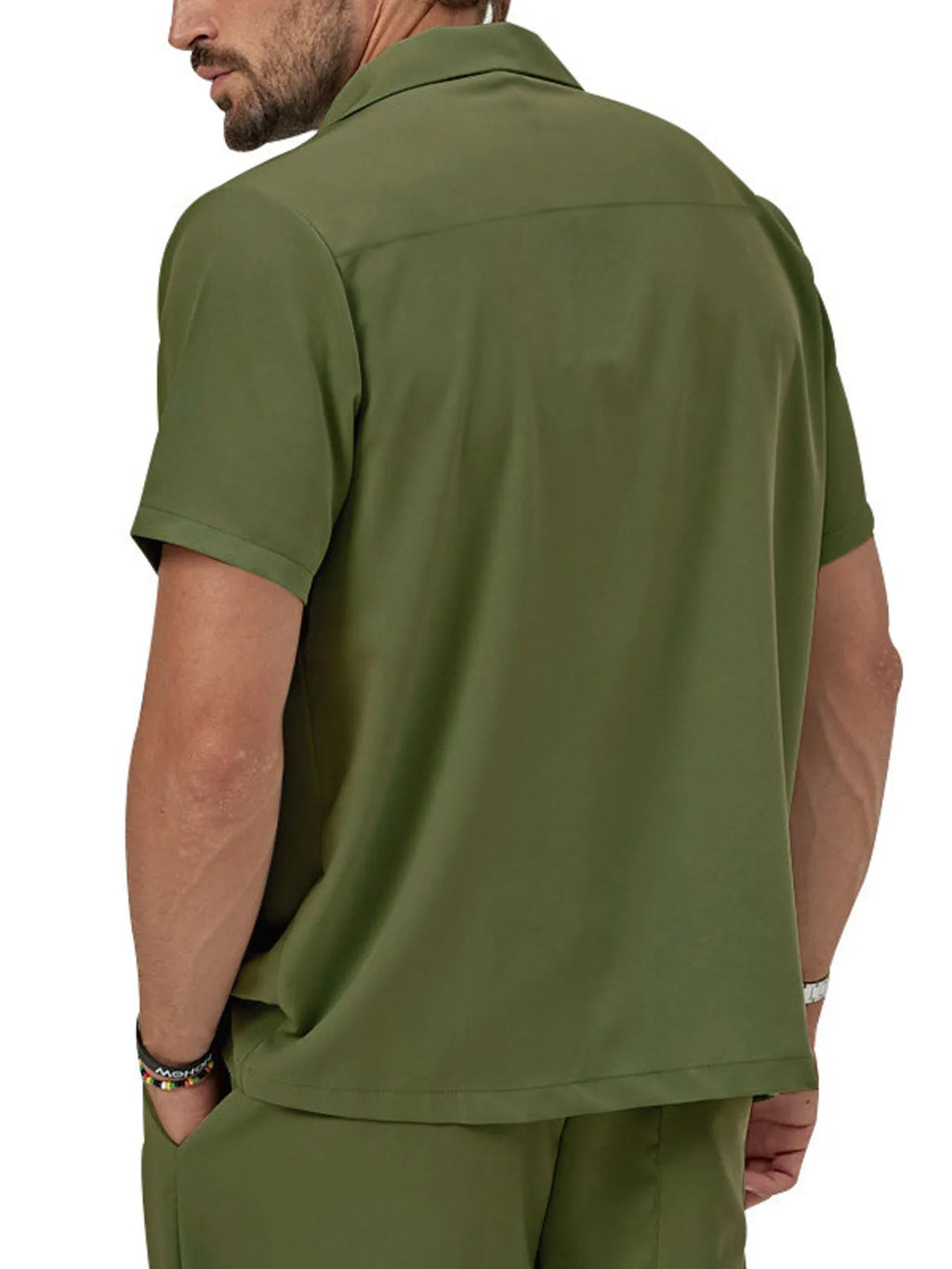 Men's Plus Size Button Up Short Sleeve Shirt and Shorts Set - URBANPICK FASHION