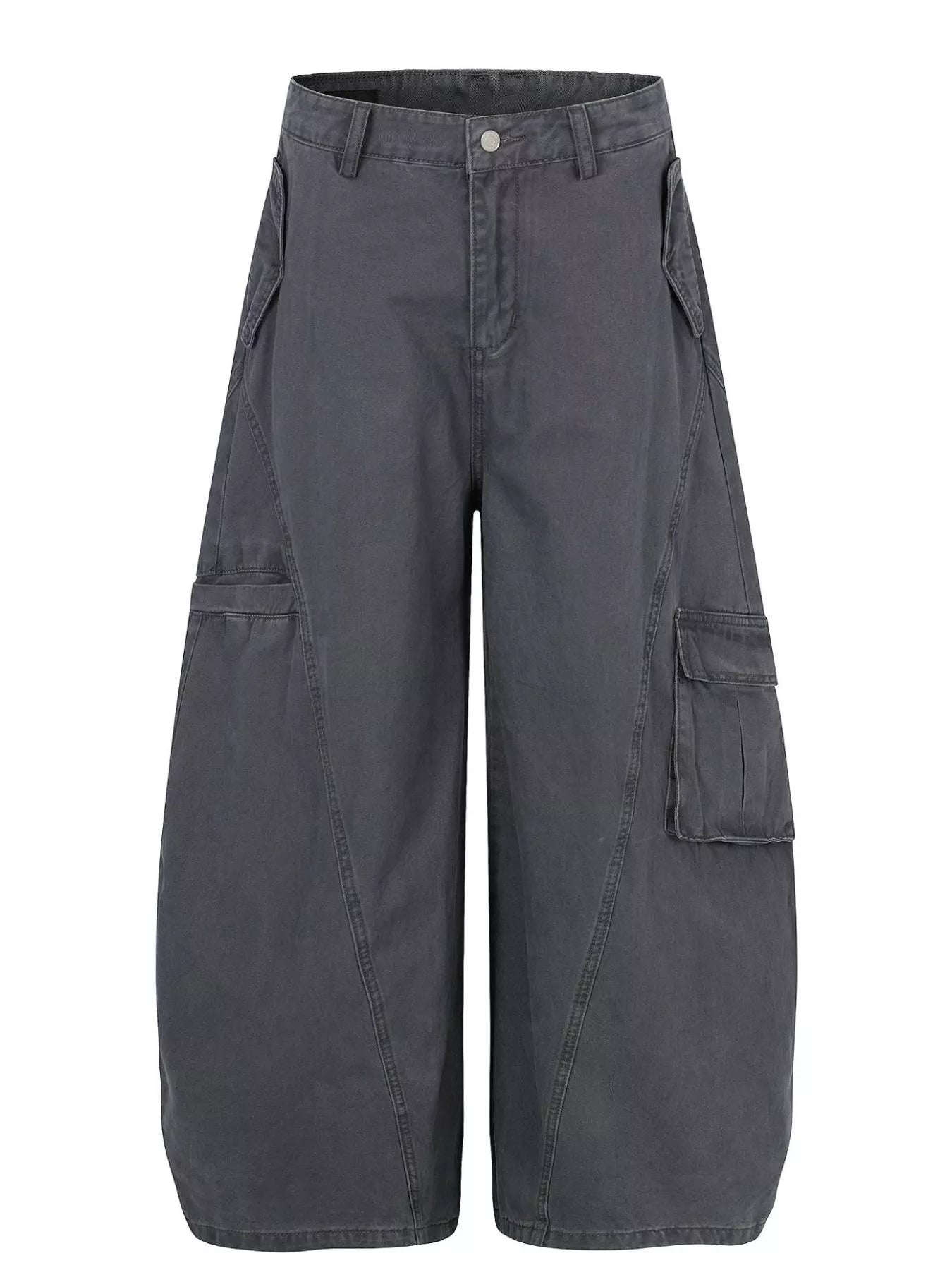 Men's Wide Leg Cargo Pants - URBANPICK FASHION