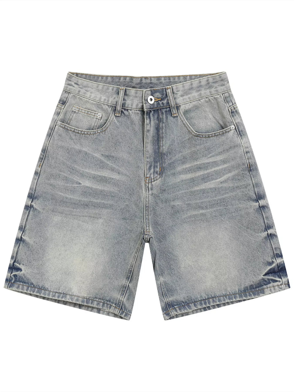 Men's Wash Relaxed Fit Denim Shorts - URBANPICK FASHION