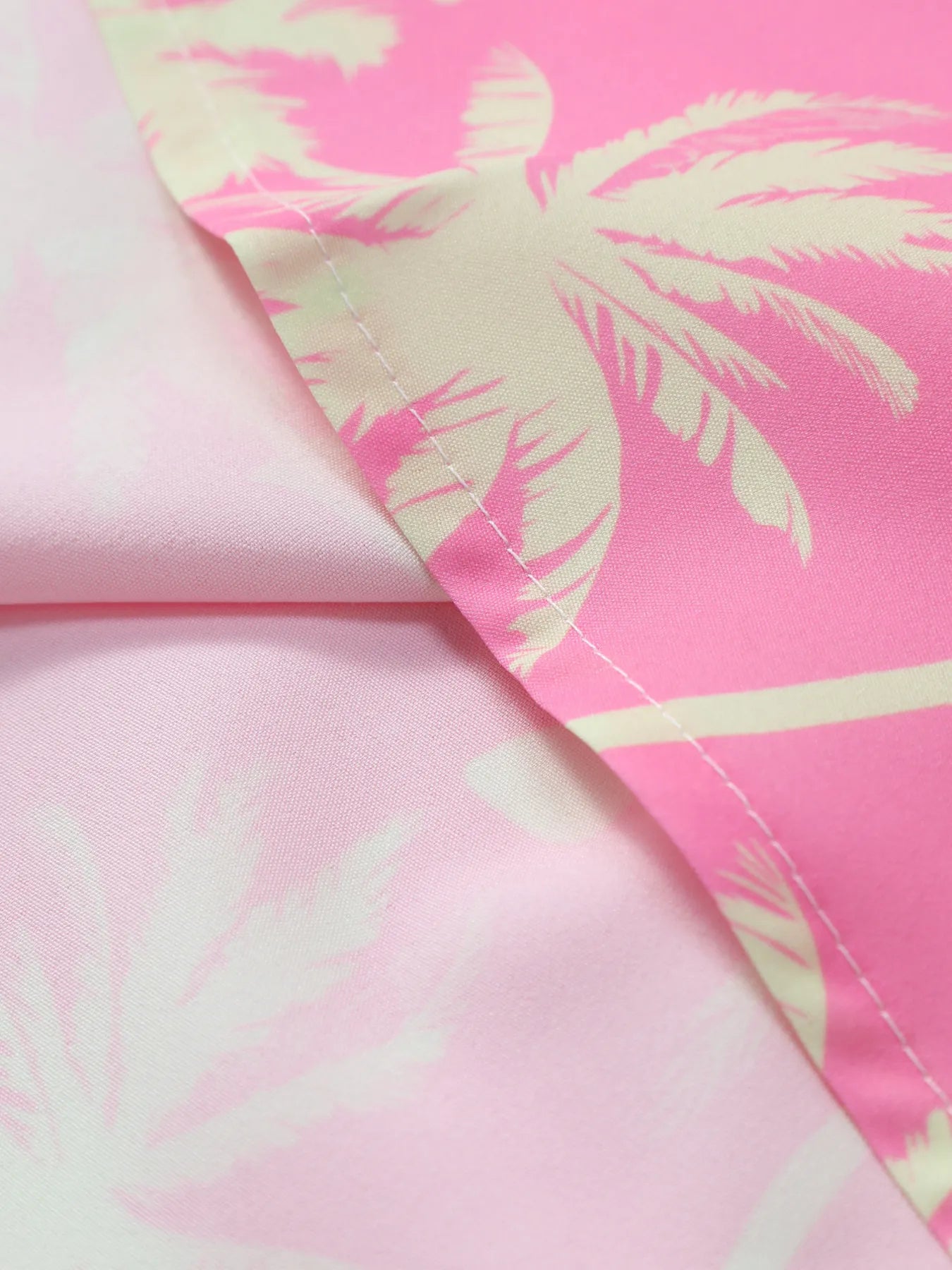 Men's Palm Tree Print Top and Shorts Summer Set - URBANPICK FASHION