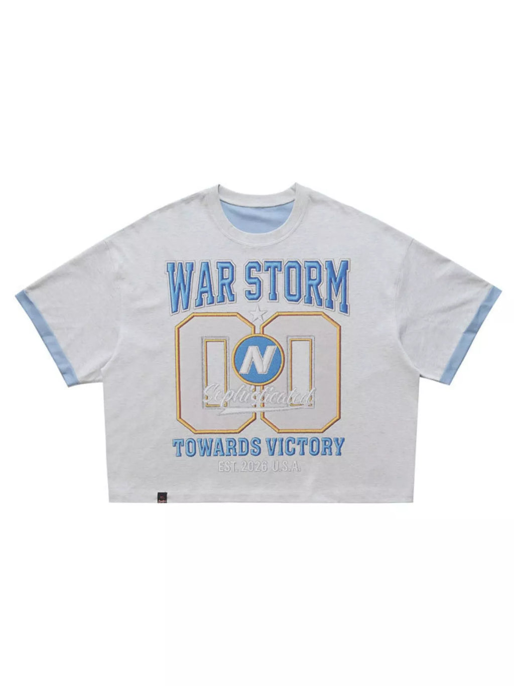 Men's War Storm Graphic Round Neck T-Shirt - URBANPICK FASHION
