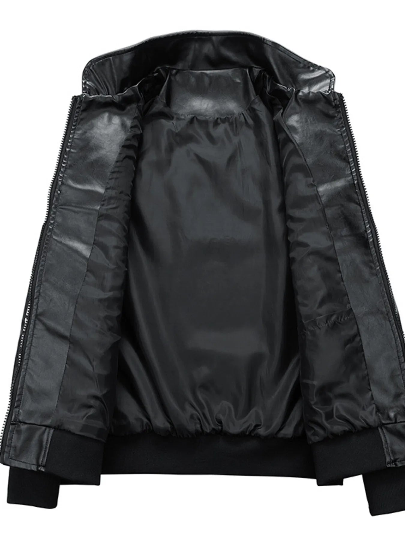 Men's Plus Size Racing-Inspired Zip Up Jacket - URBANPICK FASHION