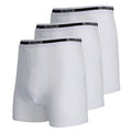 Blu Rock  Men's Stretch Cotton Boxer Briefs (3 Pack): White / LARGE-3PCS