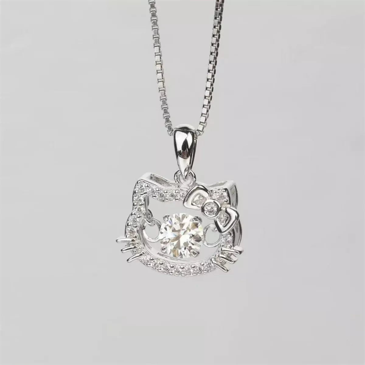 2 Carat Moissanite 925 Sterling Pendant Silver - URBANPICK FASHION