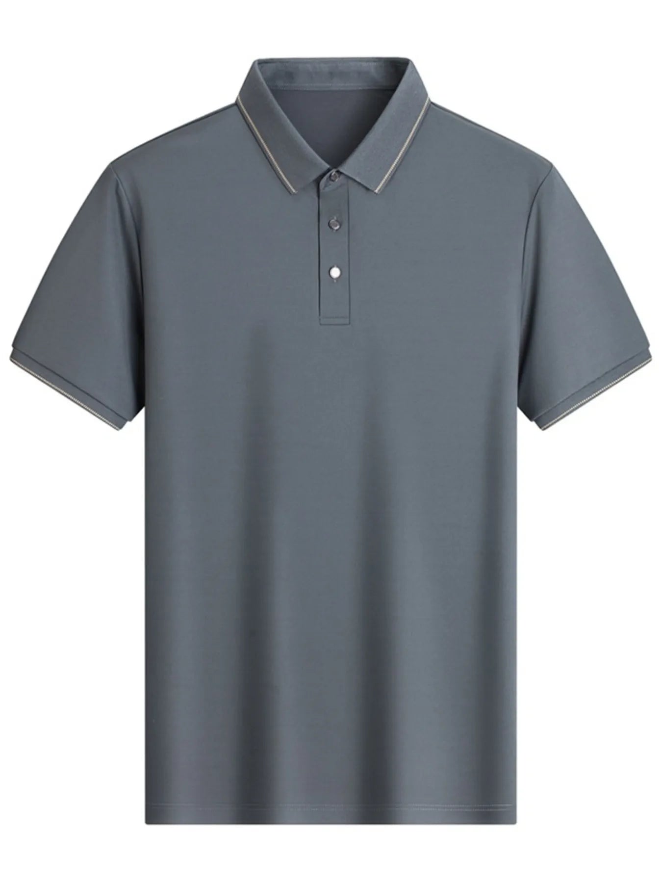 Men's Button Detail Short Sleeve Polo - URBANPICK FASHION