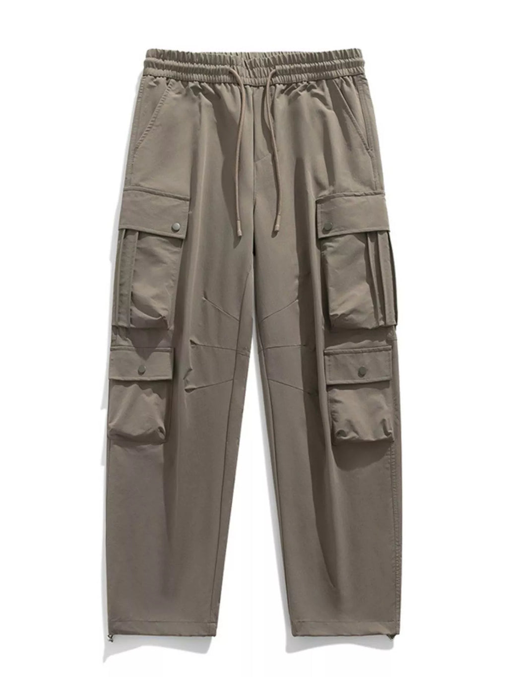 Men's Plus Size Loose Fit Multi-Pocket Cargo Pants - URBANPICK FASHION