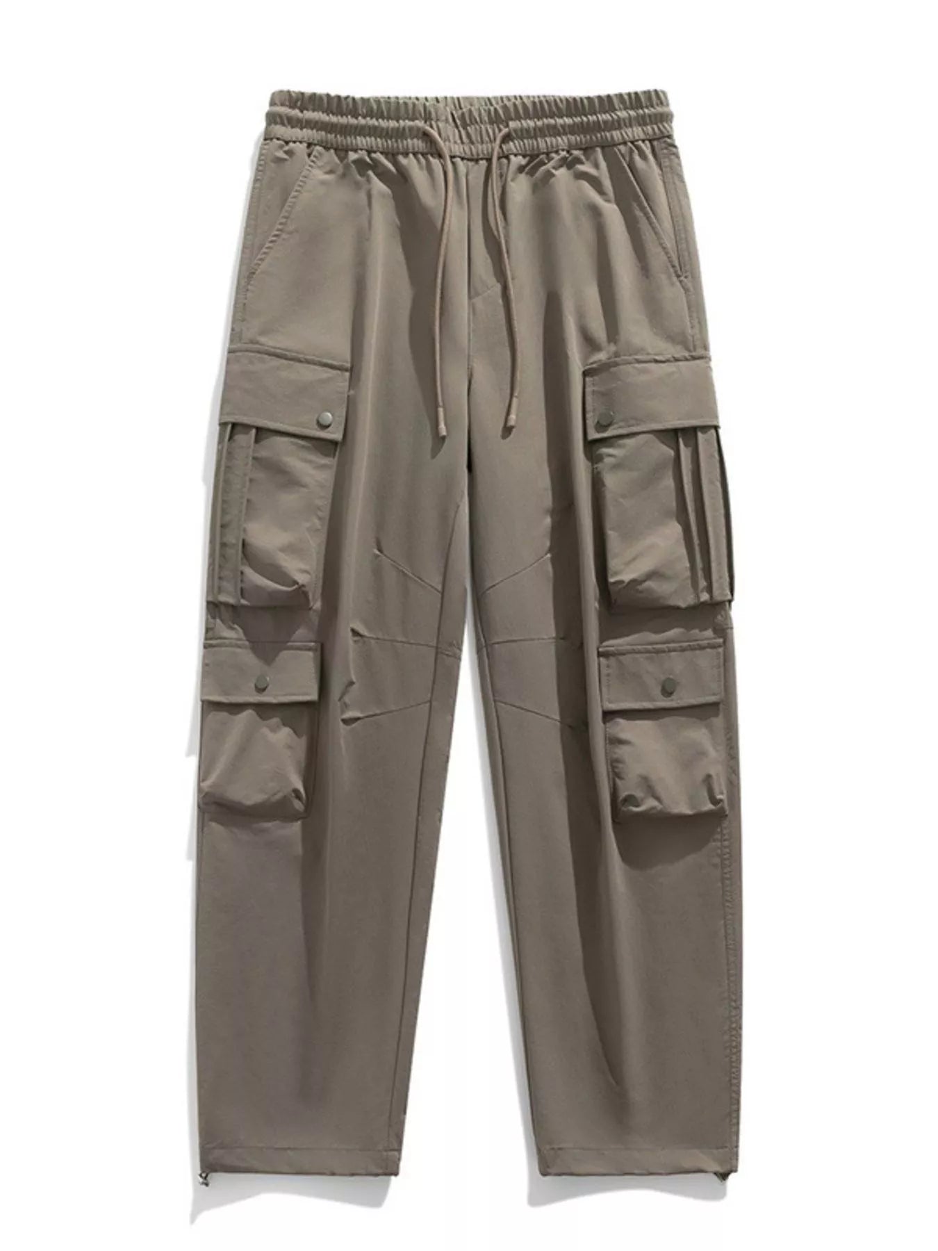Men's Plus Size Loose Fit Multi-Pocket Cargo Pants - URBANPICK FASHION