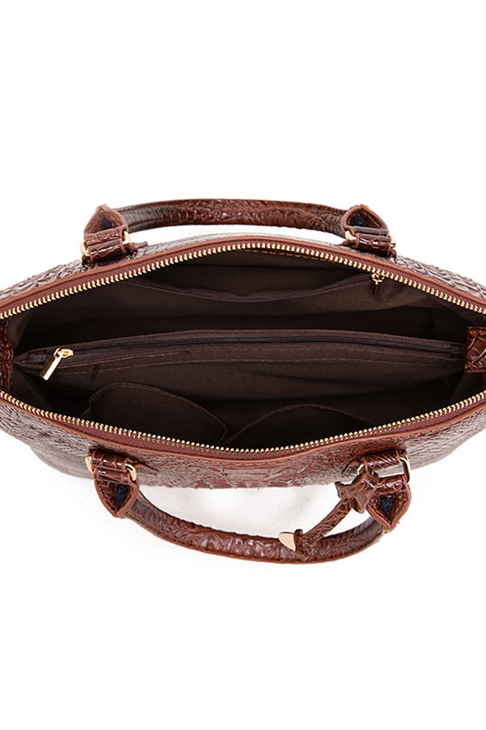Gradient PU Leather Handbag - URBANPICK FASHION