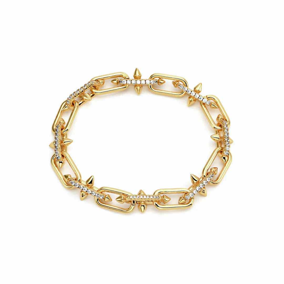 BG515G B.Tiff Gold Talon Chain Bracelet - URBANPICK FASHION