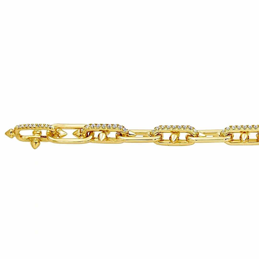 BG515G B.Tiff Gold Talon Chain Bracelet - URBANPICK FASHION