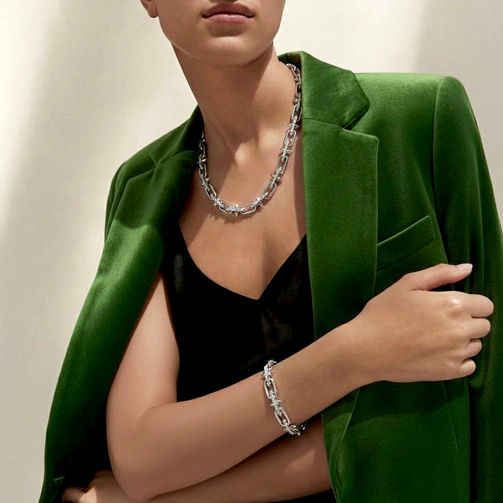 BG515W B.Tiff Talon Chain Bracelet - URBANPICK FASHION