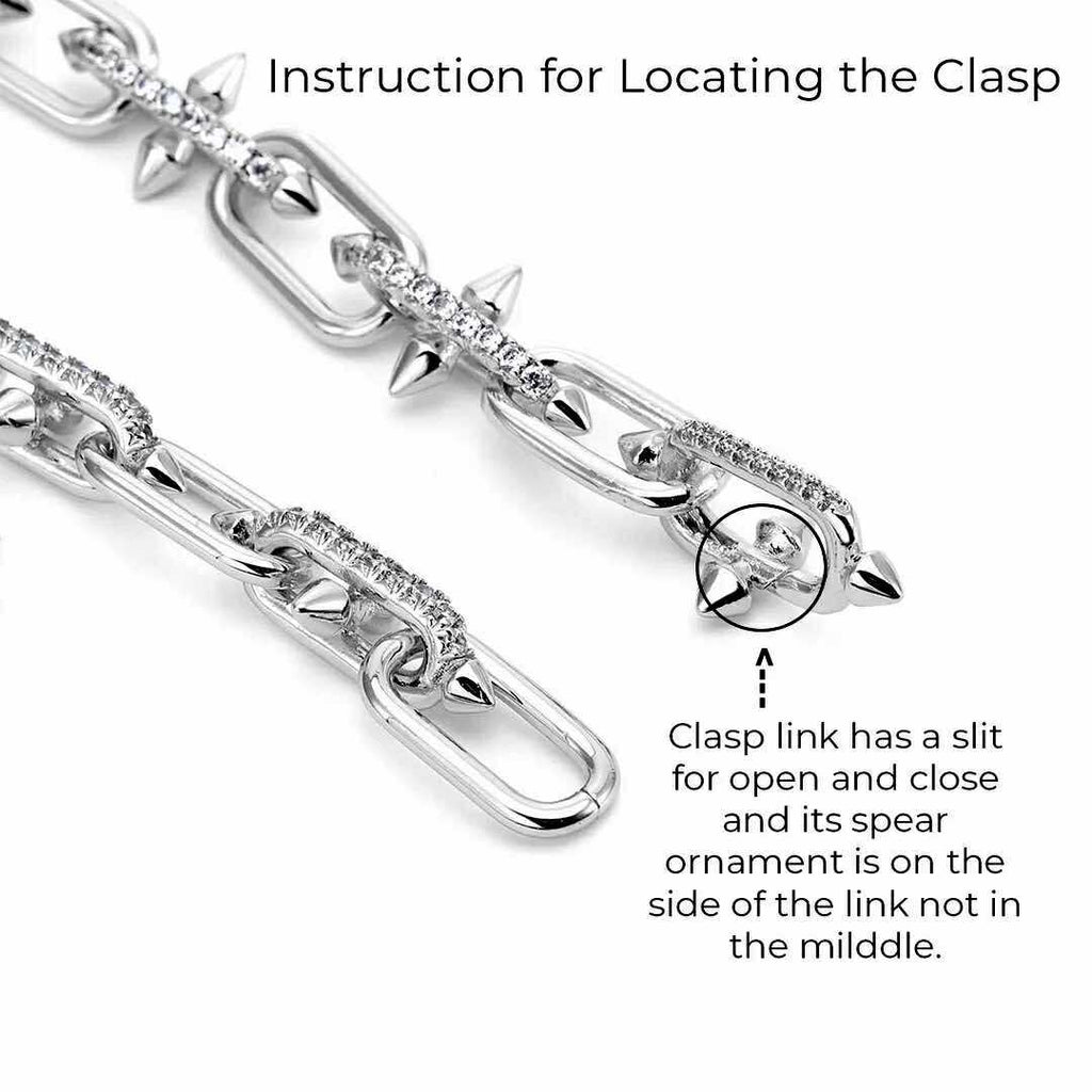 BG515W B.Tiff Talon Chain Bracelet - URBANPICK FASHION