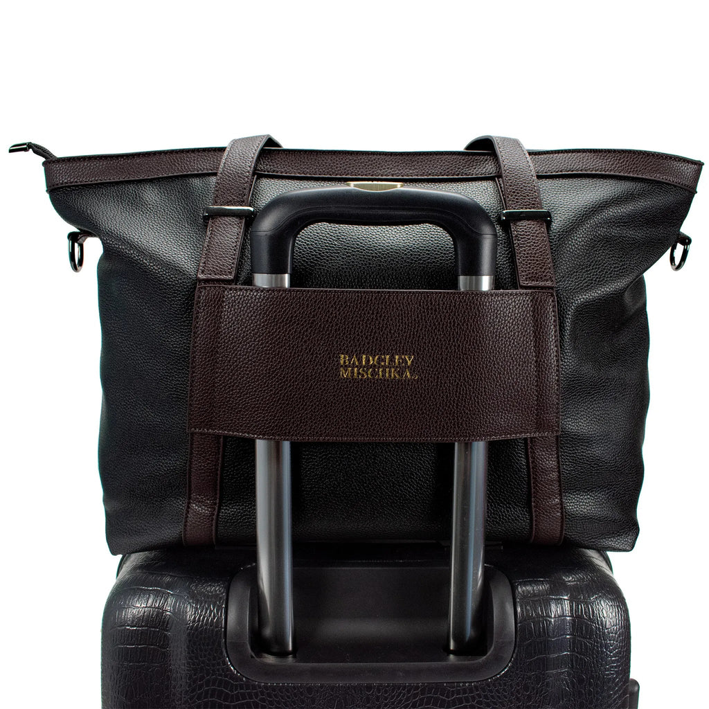 Anna XL Vegan Leather Weekender Duffel Bag - URBANPICK FASHION