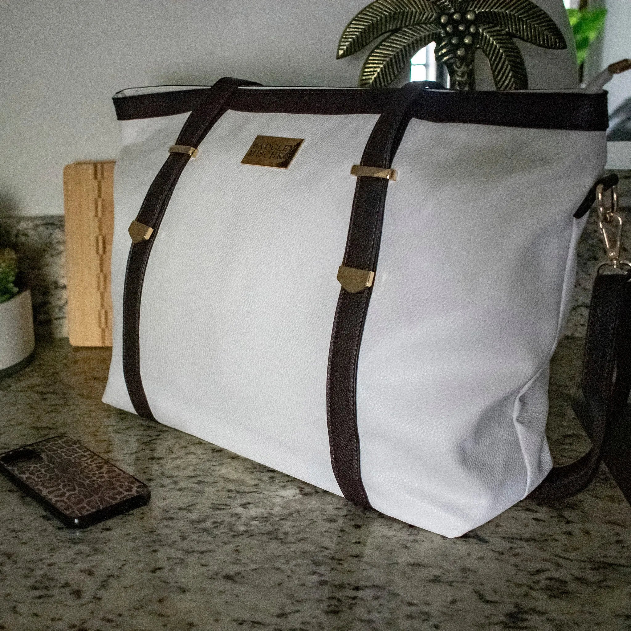 Anna XL Vegan Leather Weekender Duffel Bag - URBANPICK FASHION