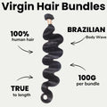 Brazilian Body Wave 100% Human Hair Bundles - URBANPICK FASHION