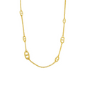 C008G B.Tiff Gold Garlande Lariat Chain Necklace - URBANPICK FASHION
