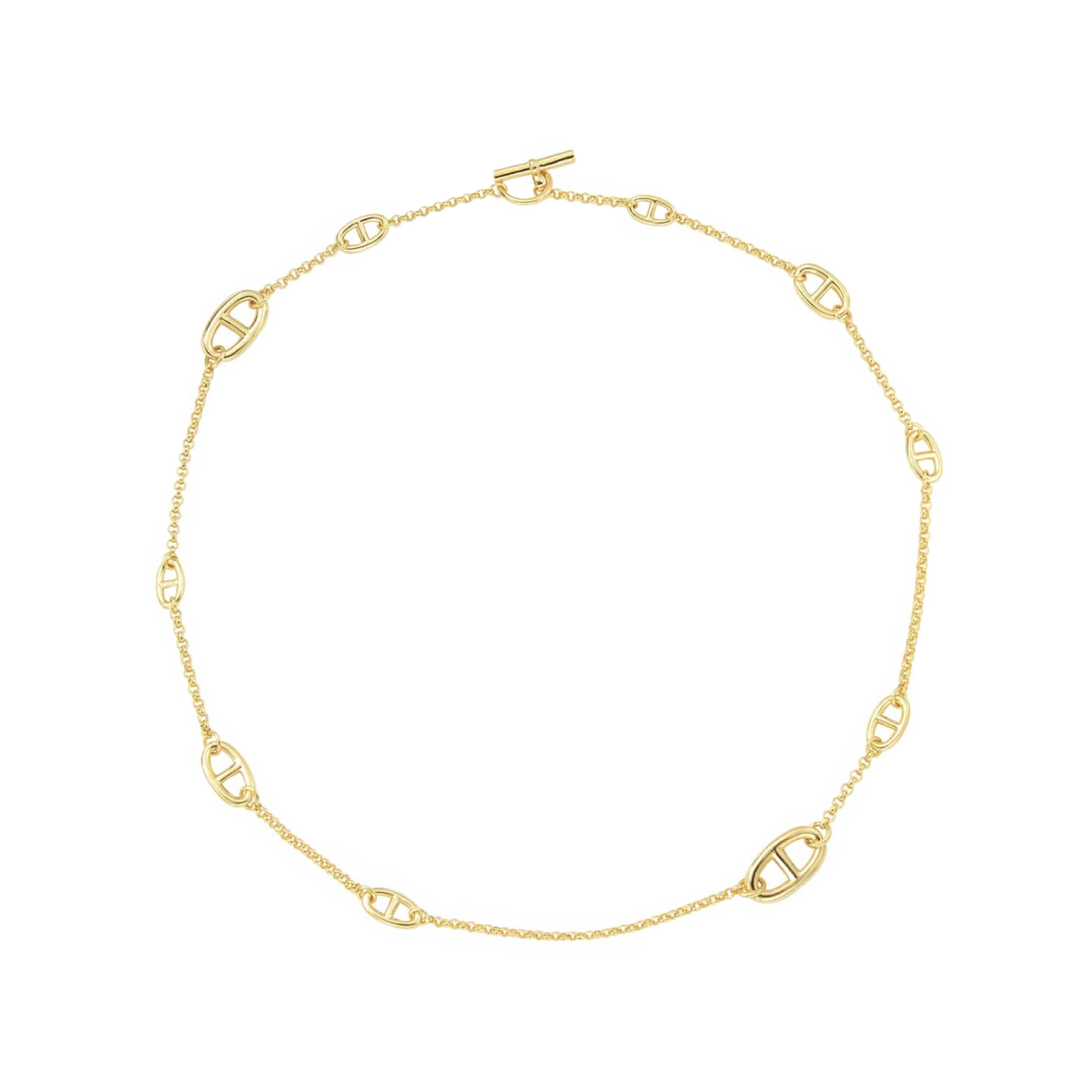 C008G B.Tiff Gold Garlande Lariat Chain Necklace - URBANPICK FASHION