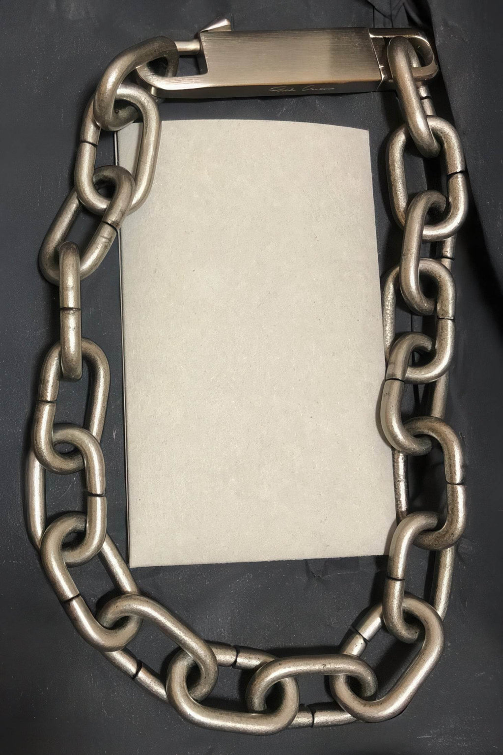 Chunky Metal Chain Necklace - Industrial Unisex Statement Piece - URBANPICK FASHION