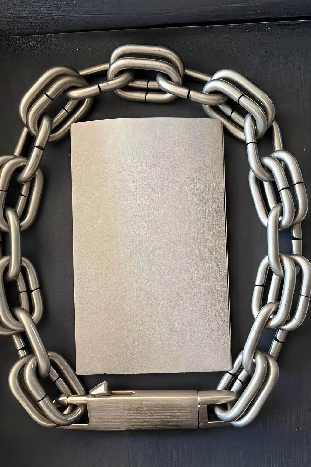 Chunky Metal Chain Necklace - Industrial Unisex Statement Piece - URBANPICK FASHION