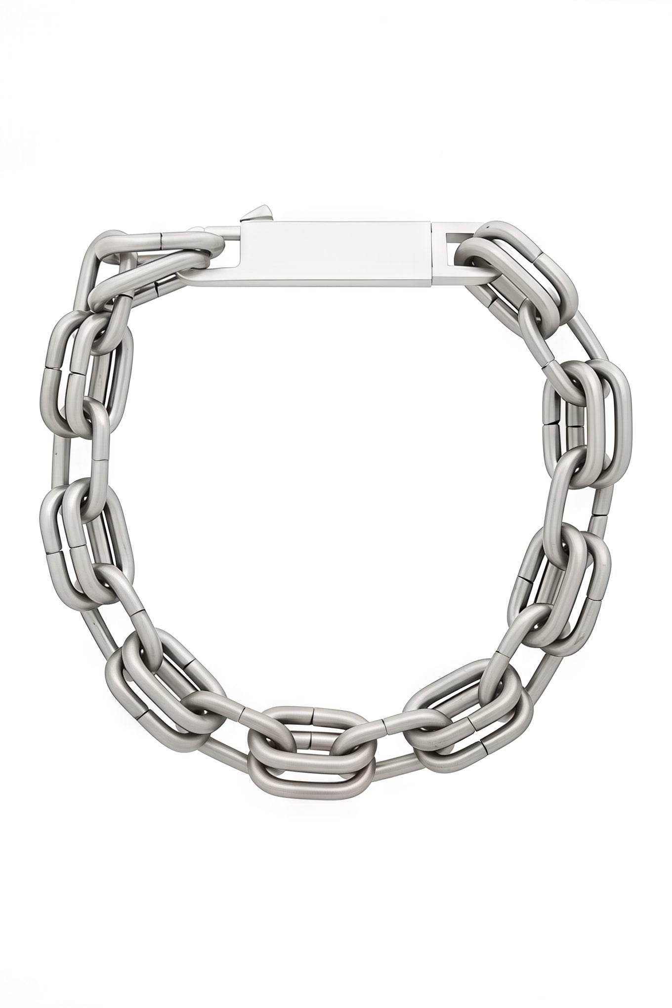 Chunky Metal Chain Necklace - Industrial Unisex Statement Piece - URBANPICK FASHION
