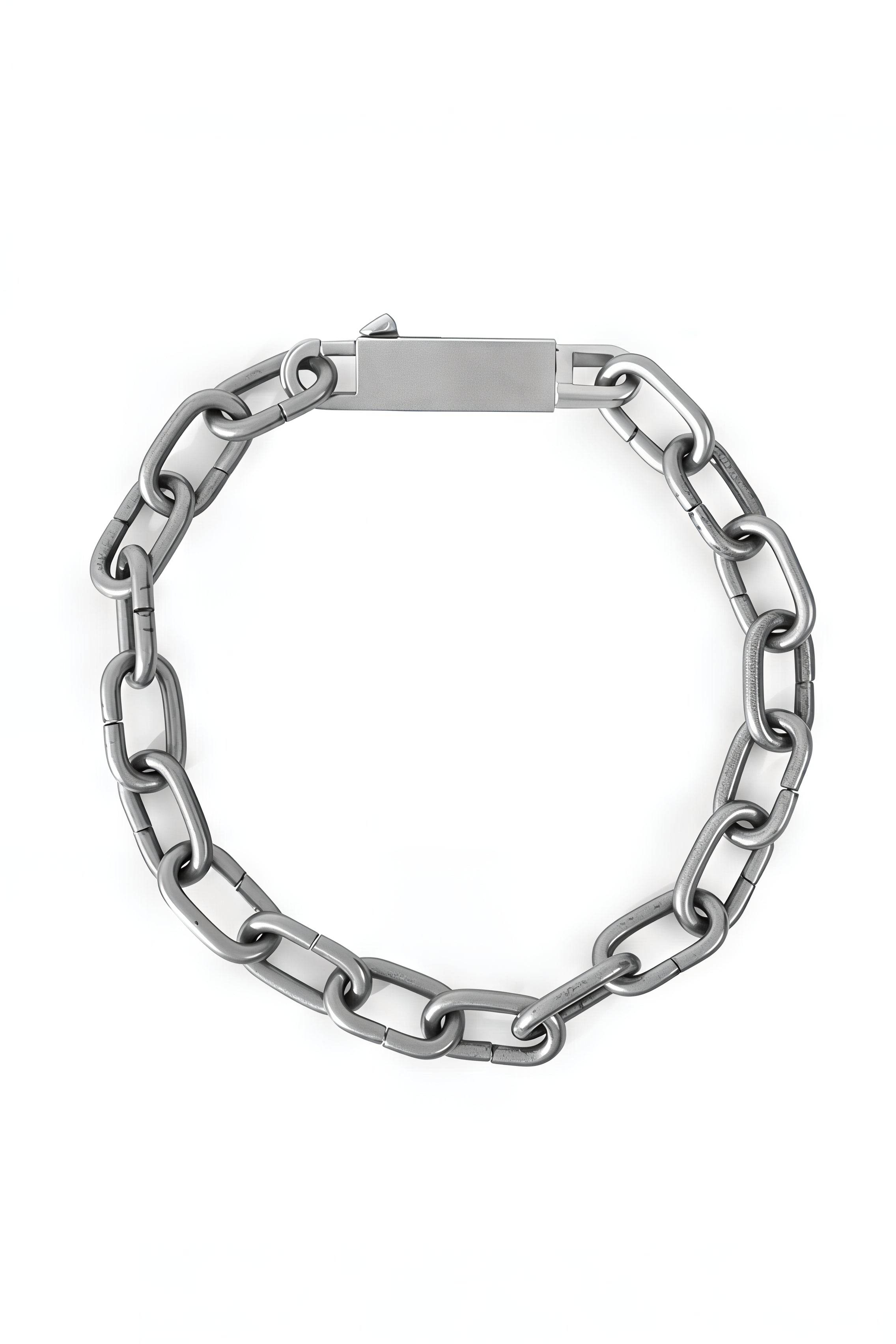Chunky Metal Chain Necklace - Industrial Unisex Statement Piece - URBANPICK FASHION